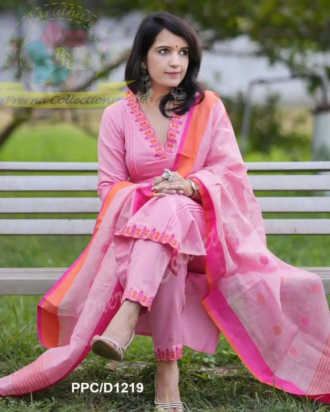 Cotton slub pink 3 piece set.png