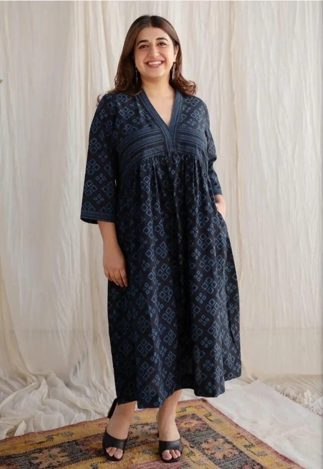 Hand-Block Printed Cotton Maxi Dress for Effortless Summer Style ✨.png