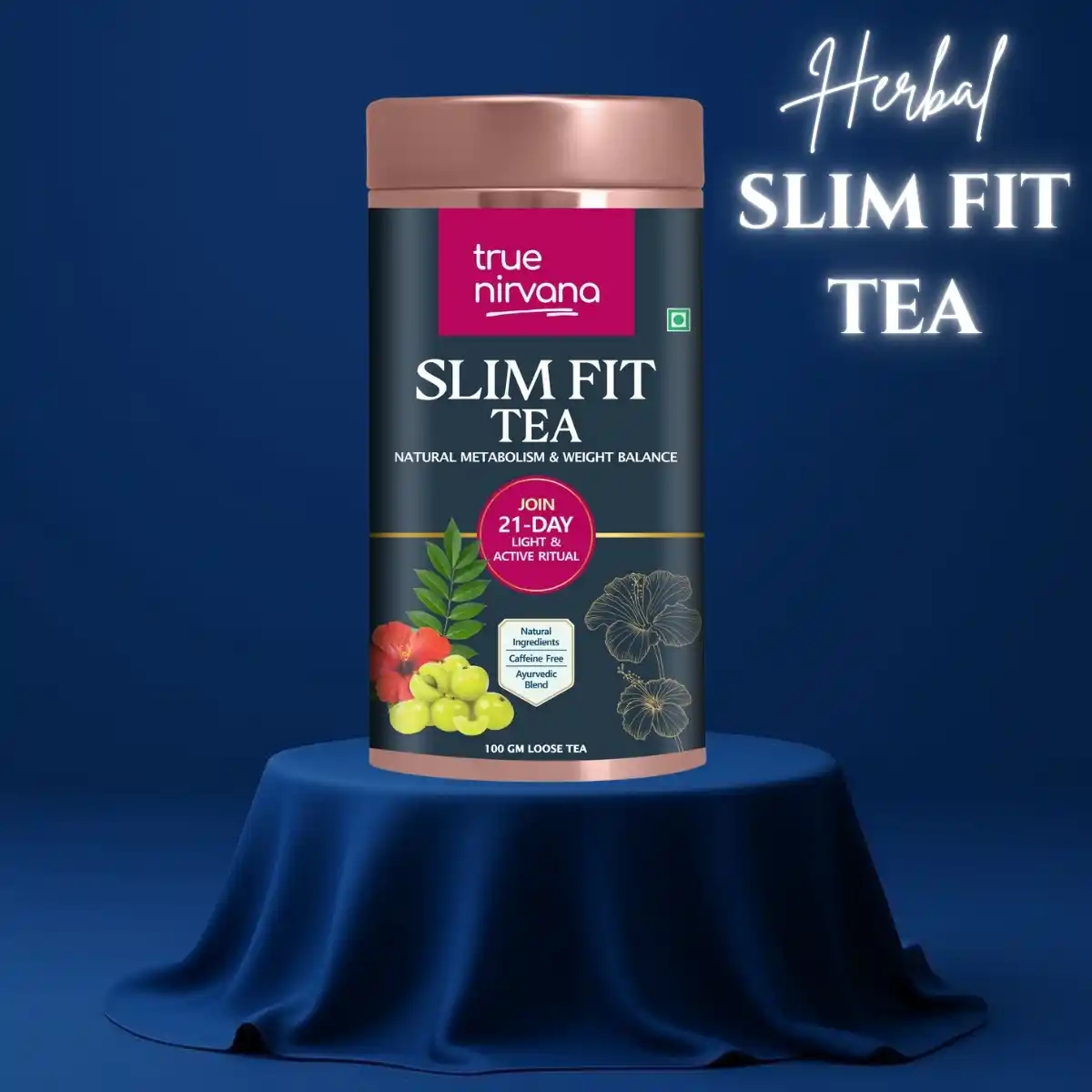 SlimFit Tea | Ayurvedic Weight Balance Blend with Triphala, Turmeric & Moringa .png