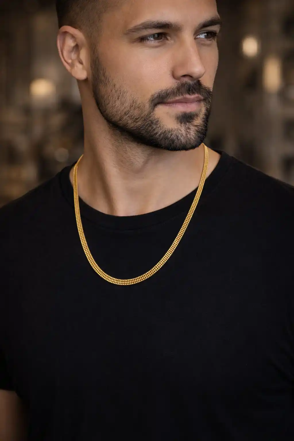 Classic Gold Finish Flat Chain.png