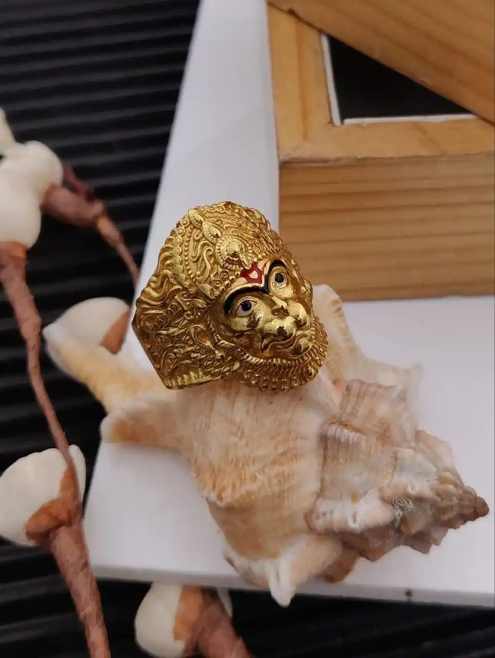 Hanumanji  Gold Statement Ring.png