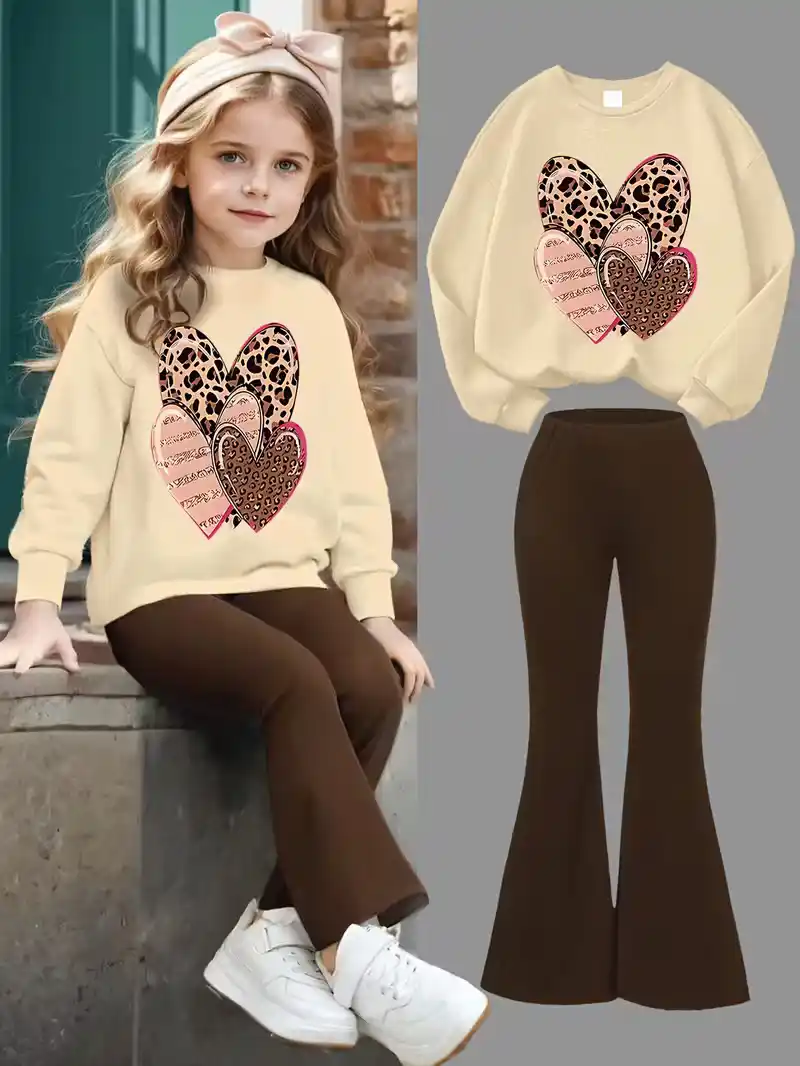 Hearts-CrGlitters Trendy Top and Bottom plaza Set For Girls.png