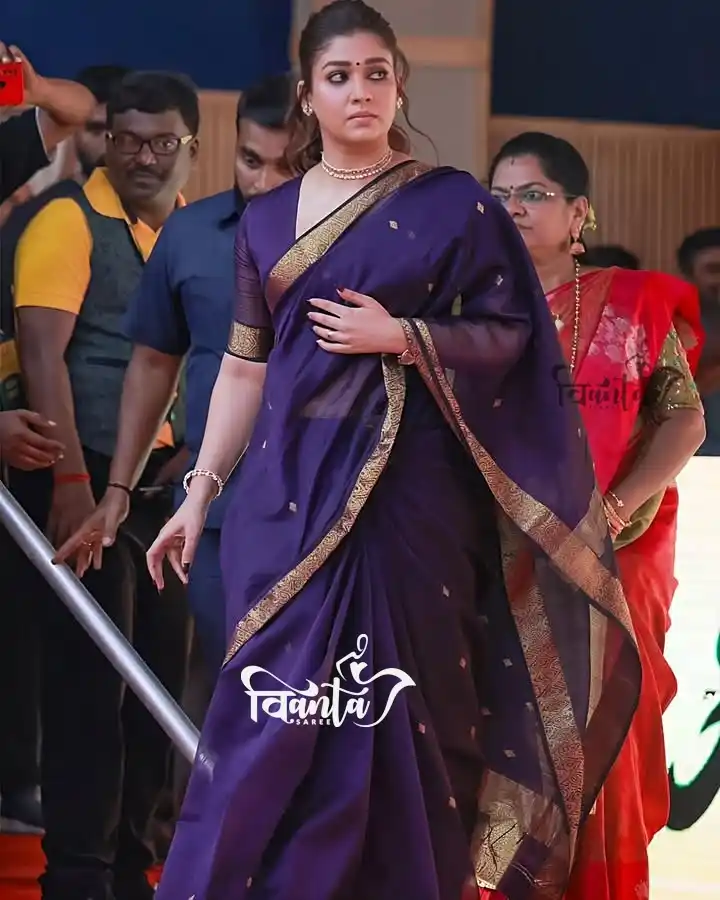 Maheswari Silk Cotton Saree - Wine.png