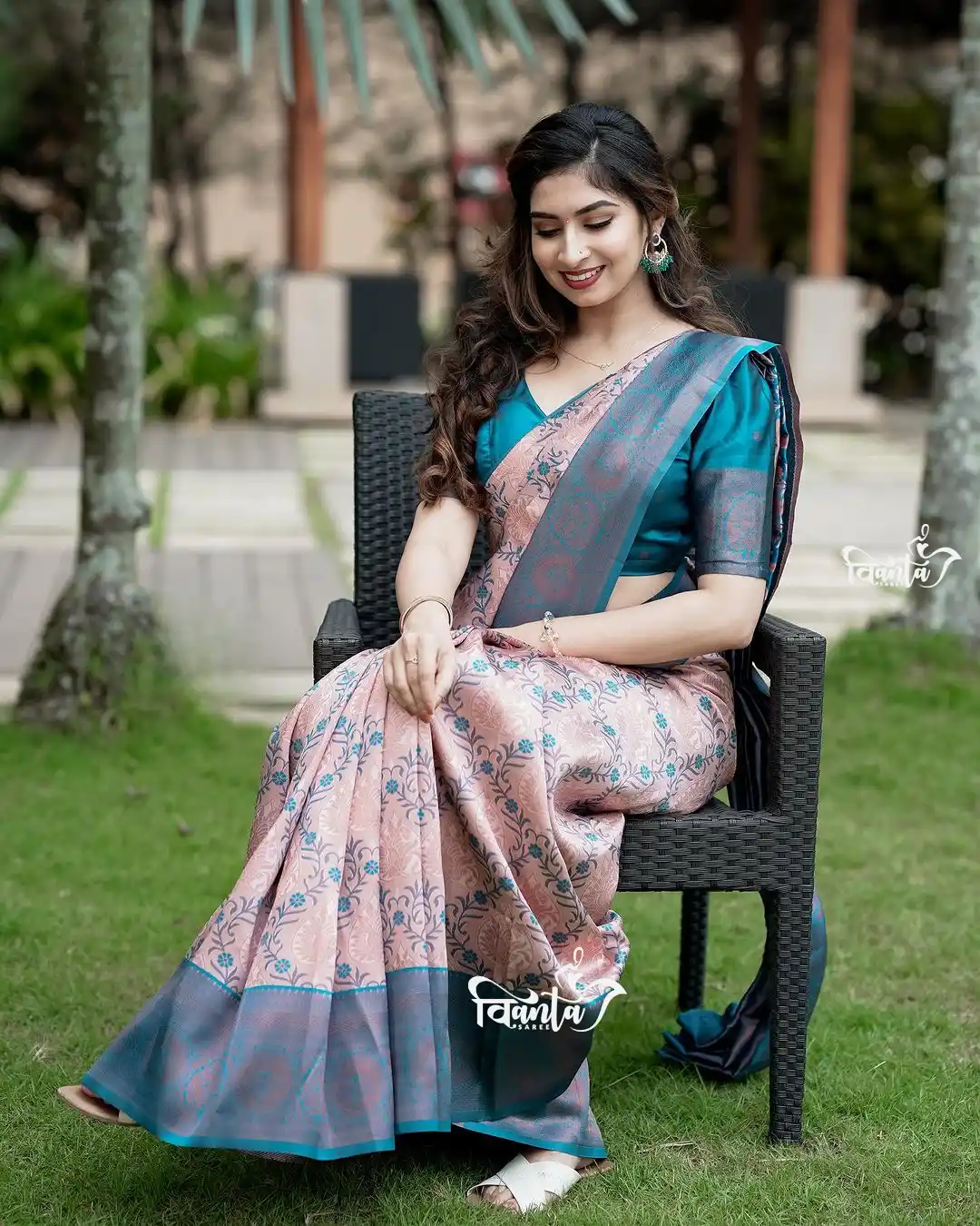 Woven Kanjivaram , Banarasi Jacquard Saree.png