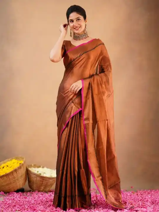 Copper Handloom Cotton Tissue Saree.png