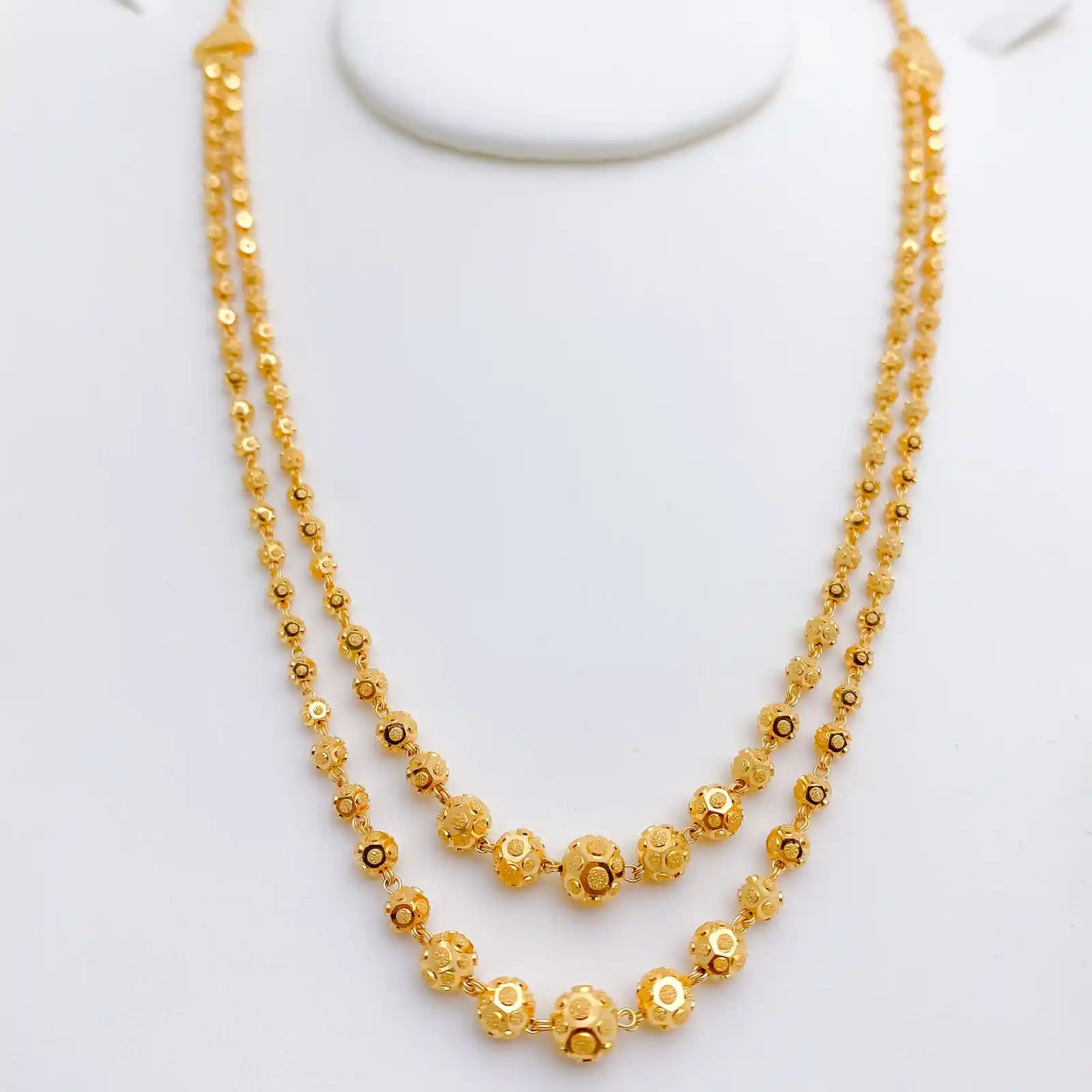 High Gold Plated Daily Wear Fancy Long Ball Mala.png