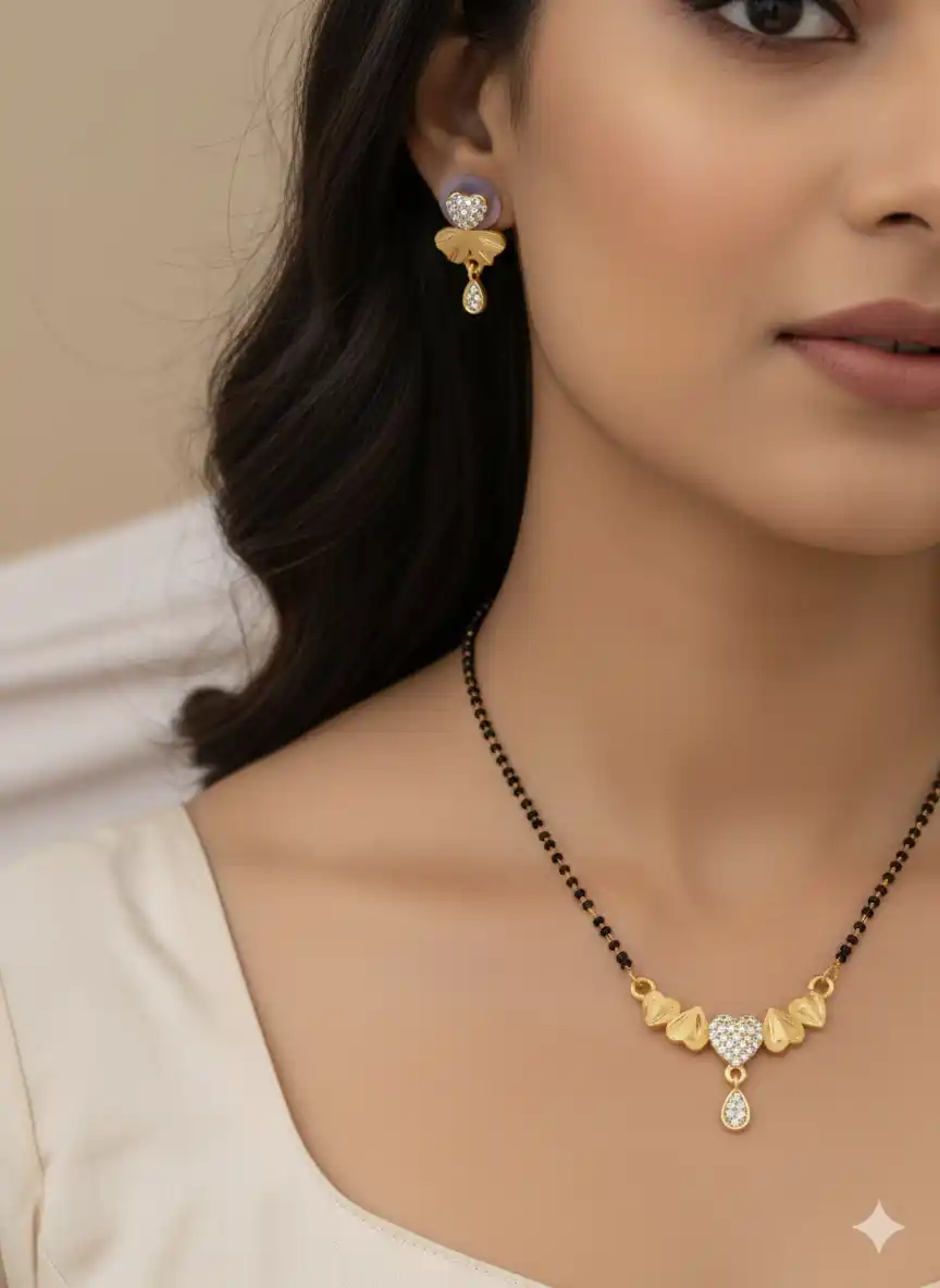 Forming ad diamond high gold plated heart mangalsutra   3 months guarantee.png