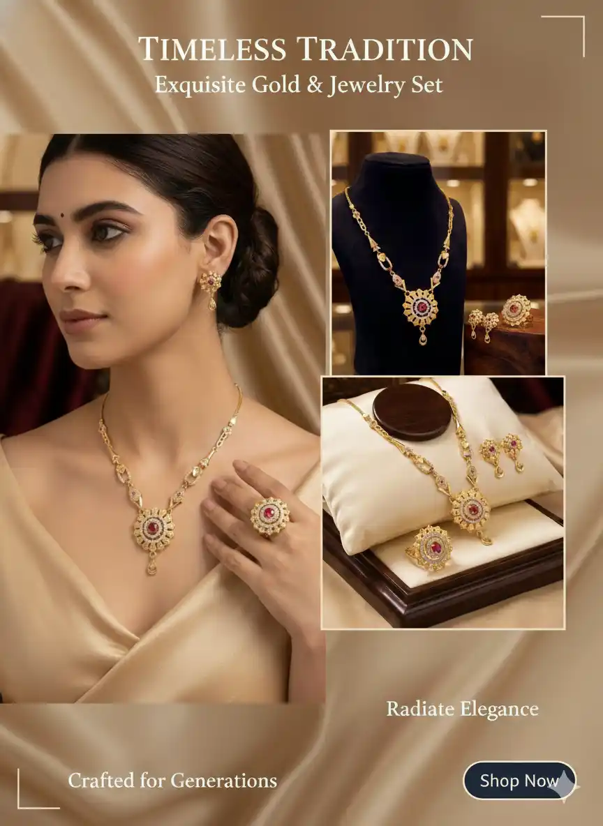 Royal Ruby And Diamond Gold-Plated Necklace Set with Earrings & Statement Ring.png