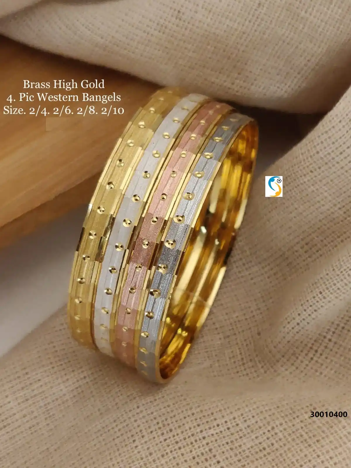 Stylish Daily Wear Gold Plated Fancy Multi-Color Bangle Set of 4.png