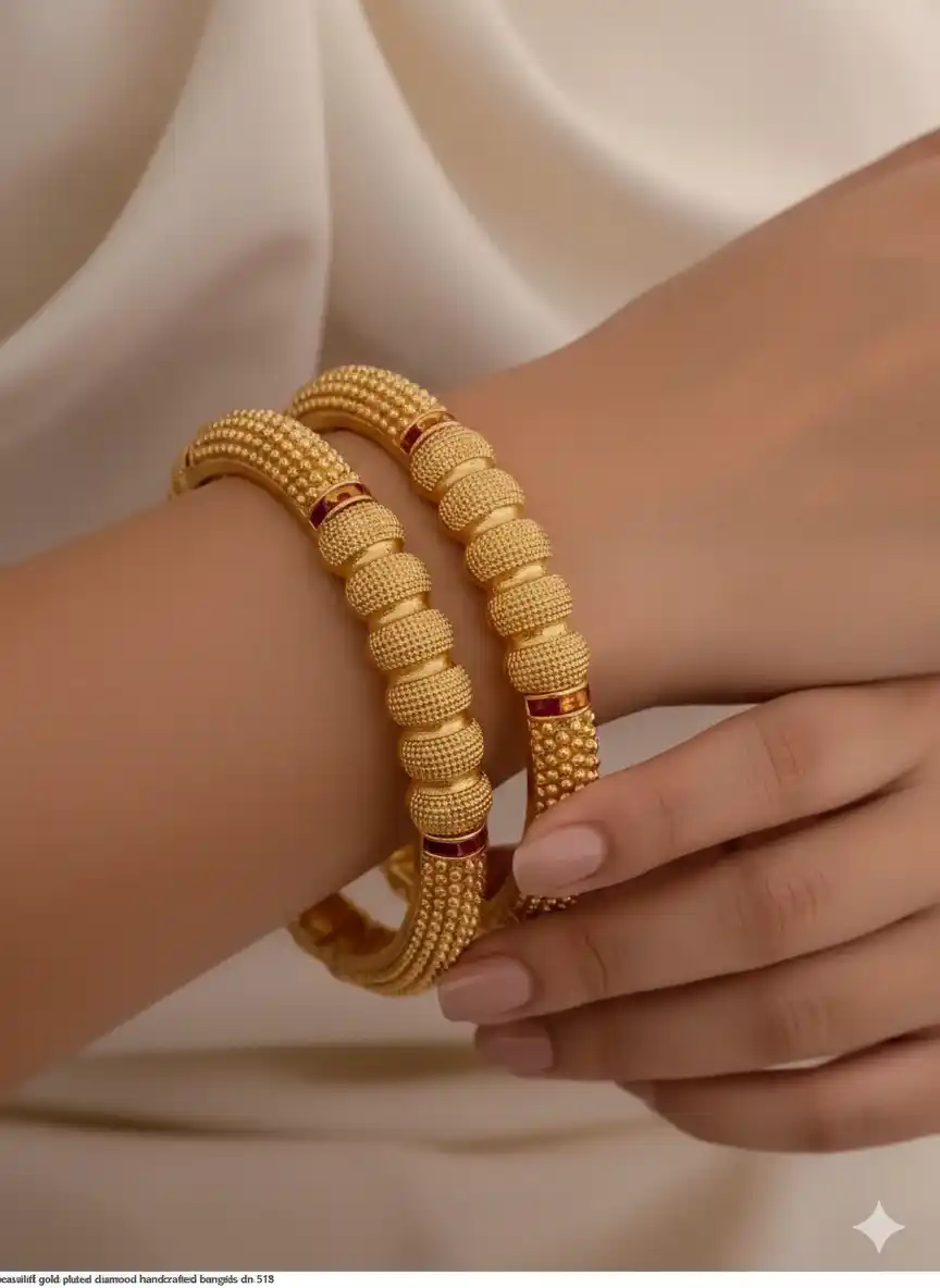 Royal Beaded Micro Gold Plated Traditional Kada Bangles Set.png