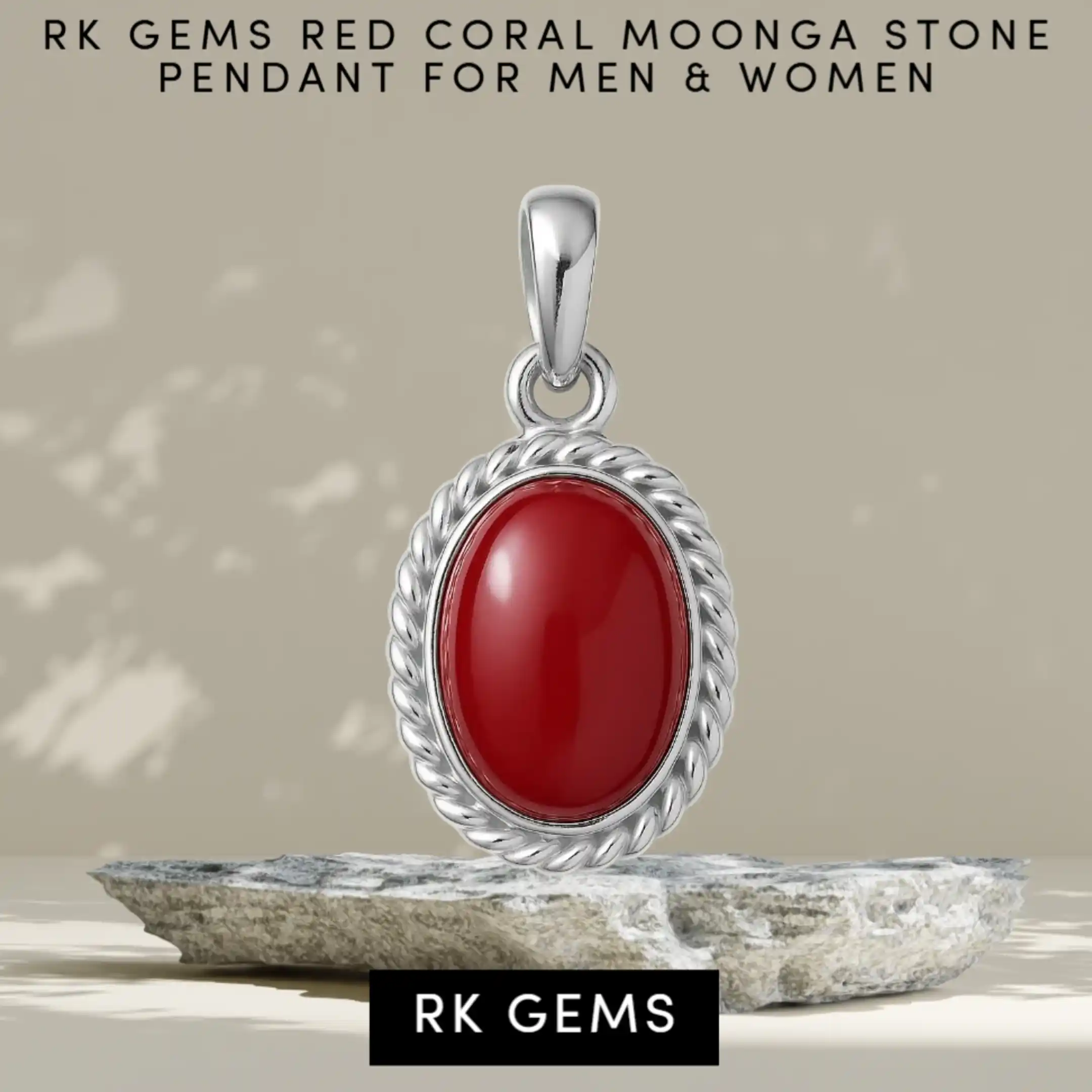 Moonga Stone Pendant for Planet Mars (Mangal) | Certified Red Coral Moonga Pendant for Astrology.png