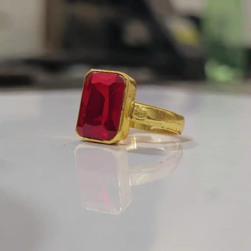Ruby Manik Gemstone Panchdhatu adjustable Ring for Men & Women.png