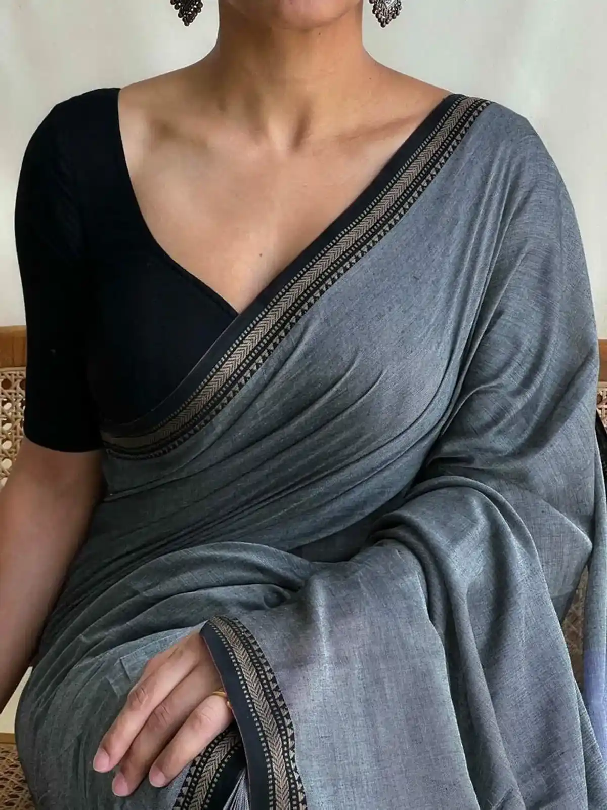 Grey Naraynpet Pure Cotton Saree.png