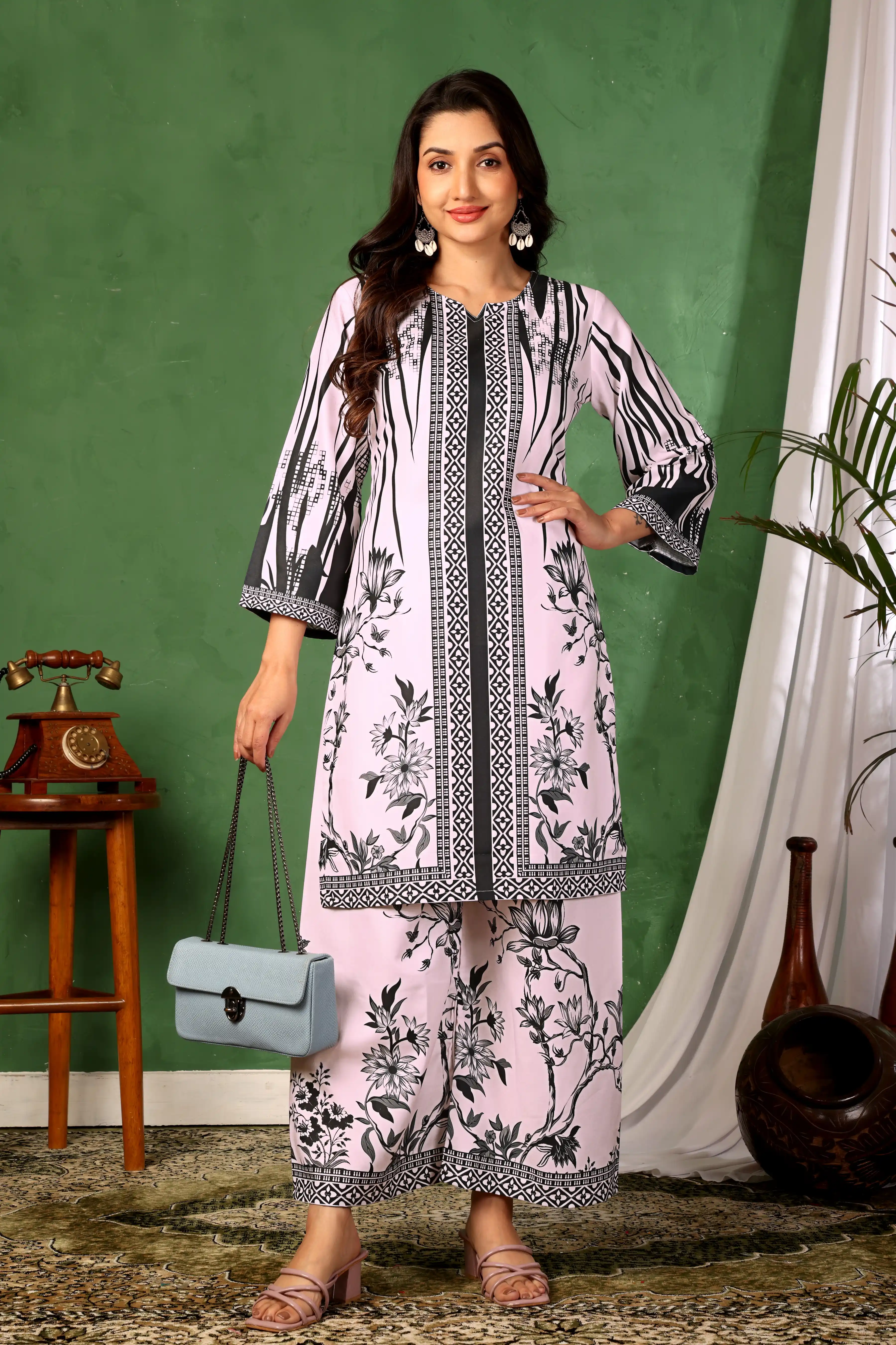 Women Abstract Printed Kurta with Palazzo.png