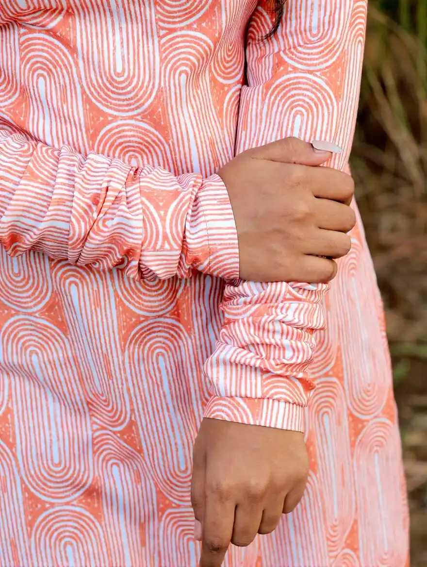 Ginger orange abstract printed swiss cotton.png