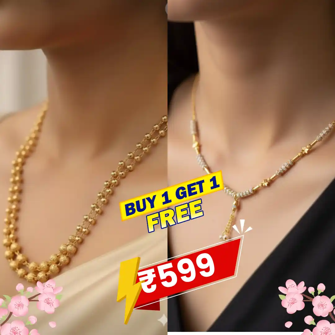 Buy 1 Get 1 Free Gold Plated Chain Combo | Premium Daily Wear Chain Set @ ₹599.png