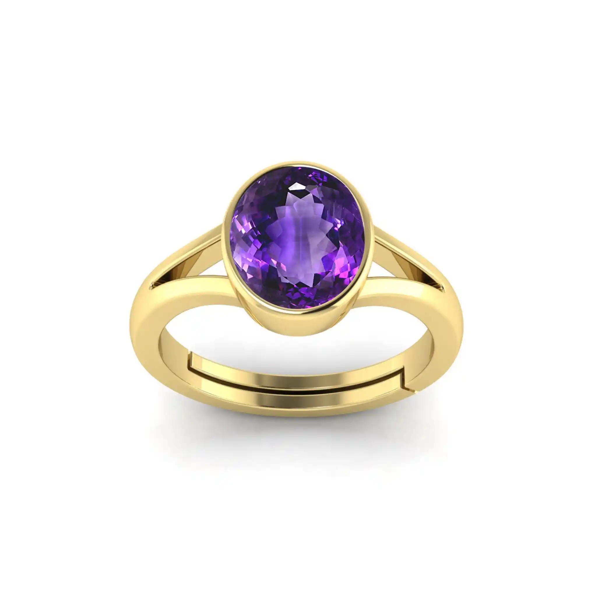 Natural Amethyst Katela Gemstone Adjustable Ring With Lab Certificate.png