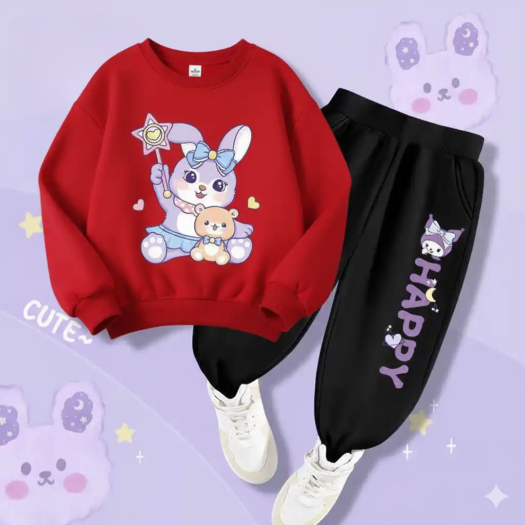 Happy Happy Printed Top Bottom set for Boys and Girls.png