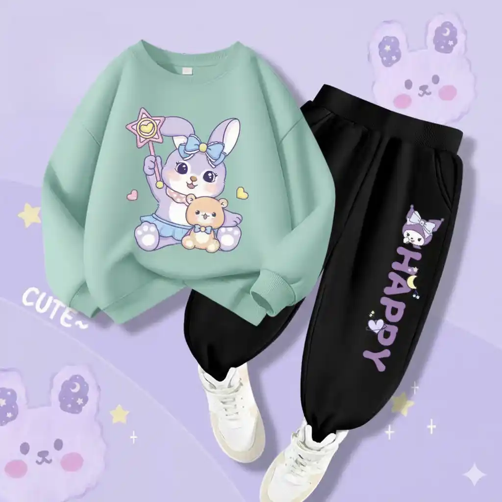 Happy Happy Printed Top Bottom set for Boys and Girls.png