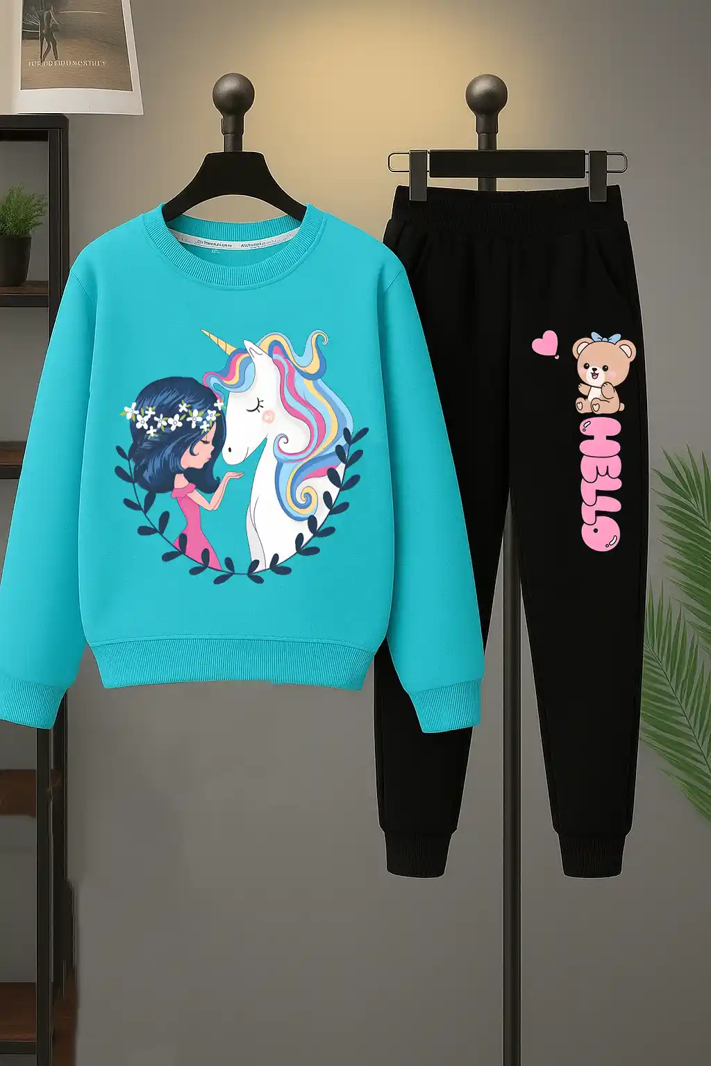 Hello Girls Printed Top Bottom set for Girls.png