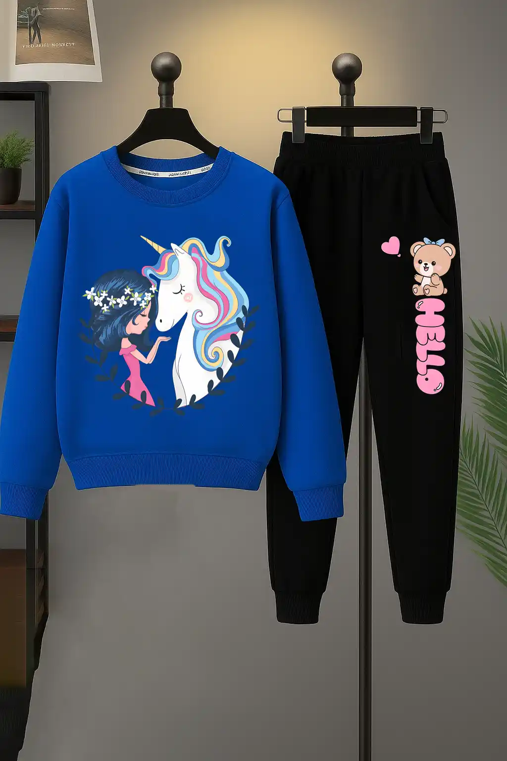 Hello Girls Printed Top Bottom set for Girls.png