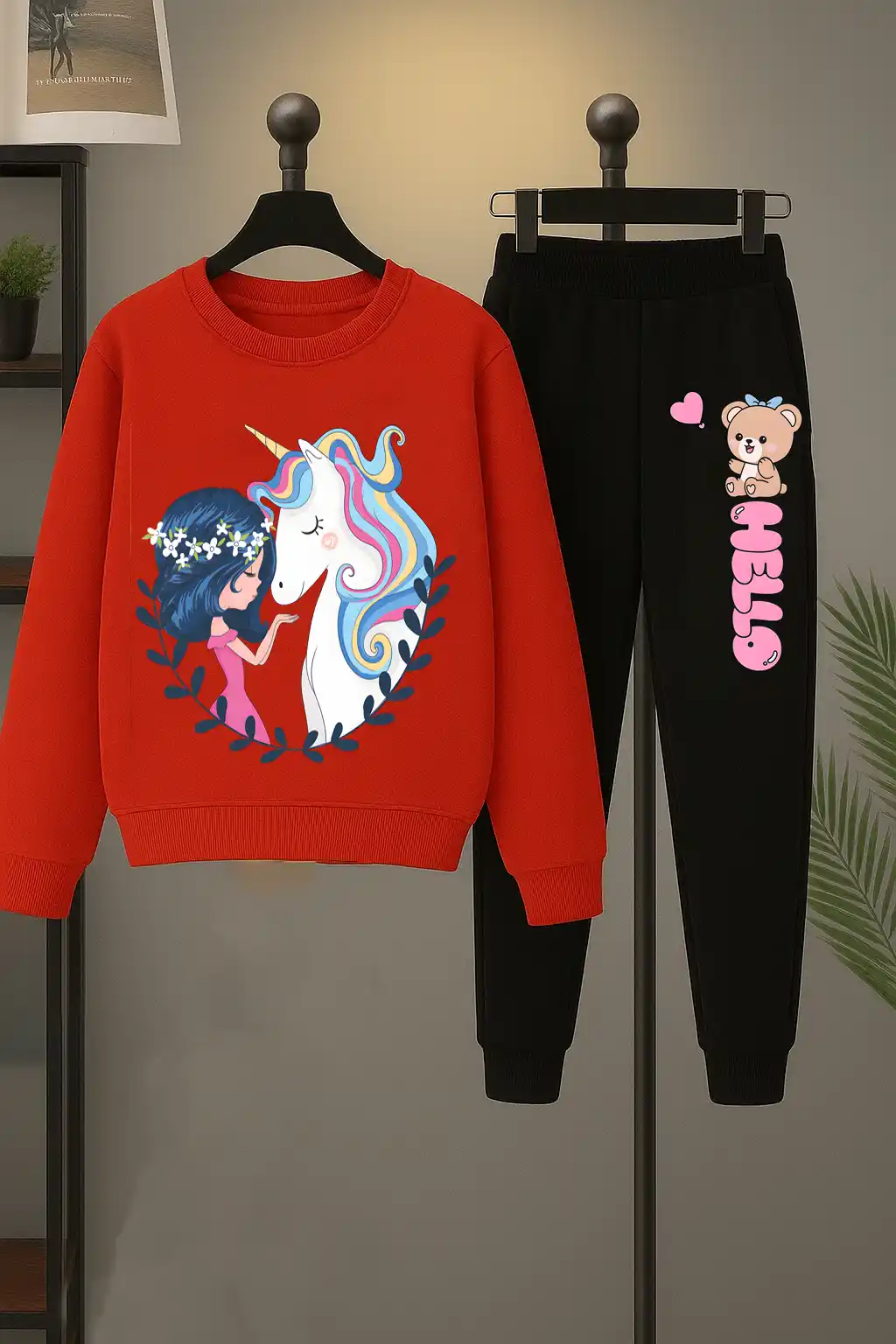 Hello Girls Printed Top Bottom set for Girls.png