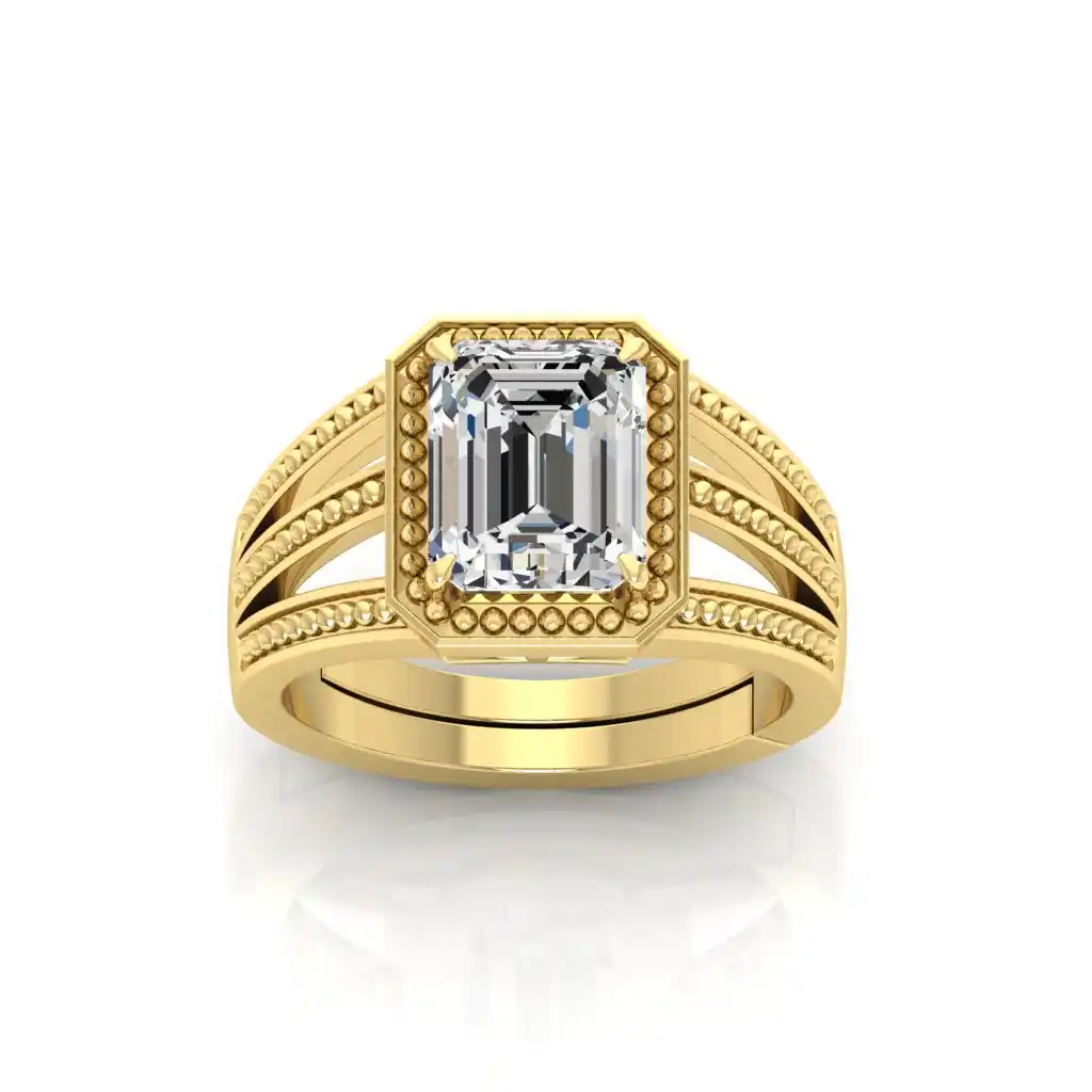 Elegant Zircon Solitaire Ring for Men & Women | Classic Sparkle Design.png