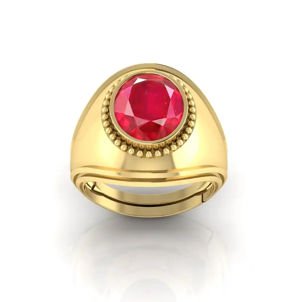 Elegant Ruby Stone Ring – Men & Women Collection.png