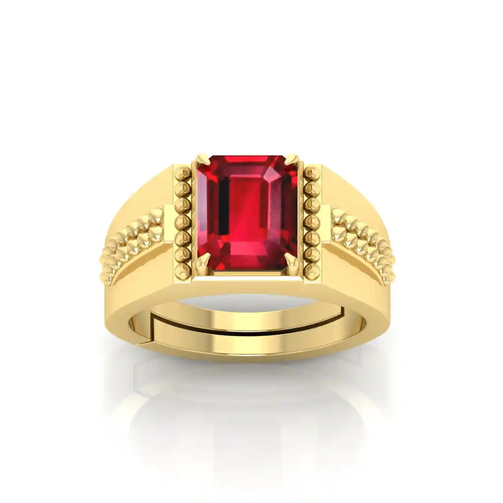 Elegant Ruby Stone Ring – Men & Women Collection.png