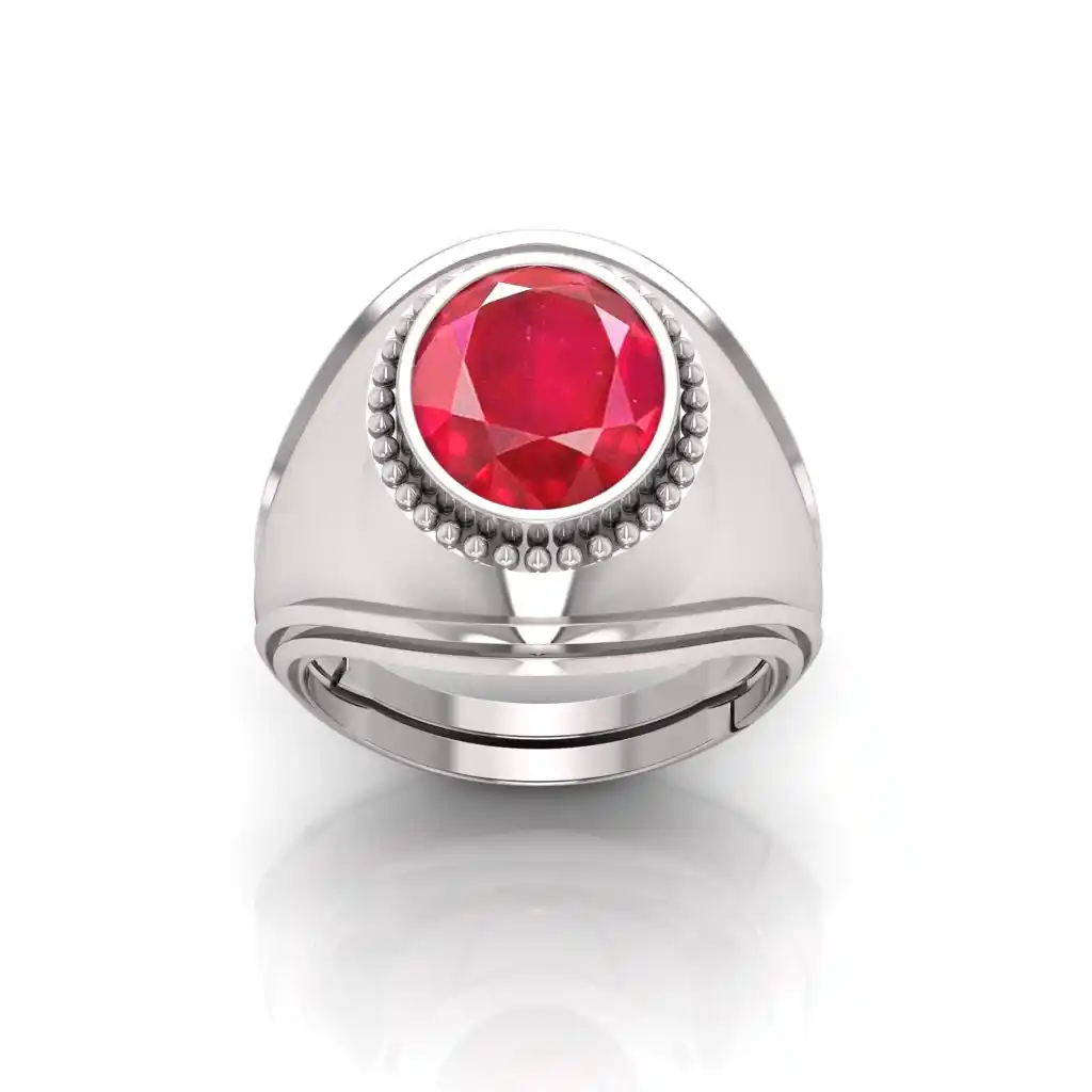 Elegant Ruby Stone Ring – Men & Women Collection.png