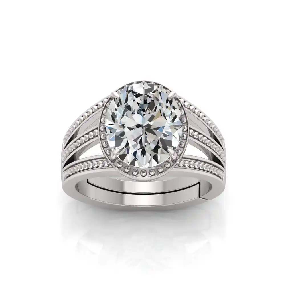 Elegant Zircon Solitaire Ring for Men & Women | Classic Sparkle Design.png