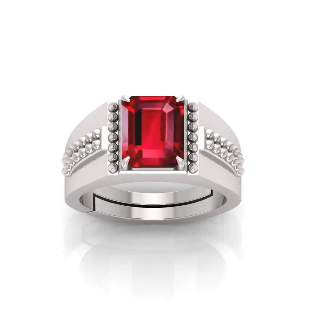 Elegant Ruby Stone Ring – Men & Women Collection.png