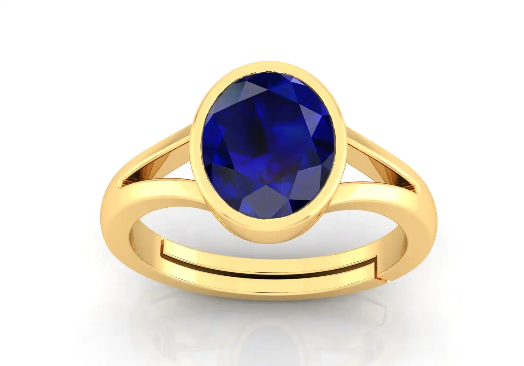 Natural Blue Sapphire Stone Ring  Neelam Ring.png