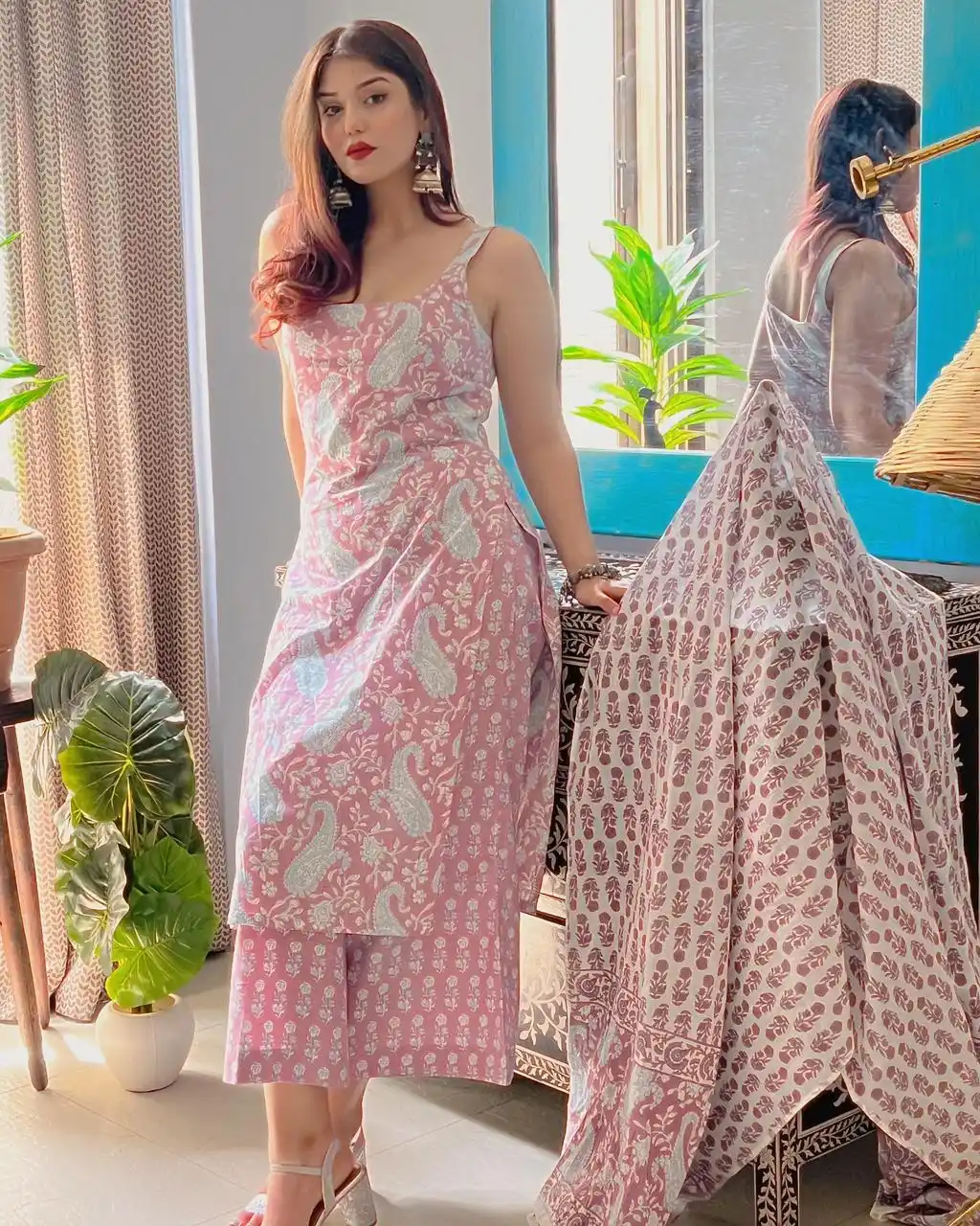 Premium Rayon Kurti with Pant & Dupatta Set.png