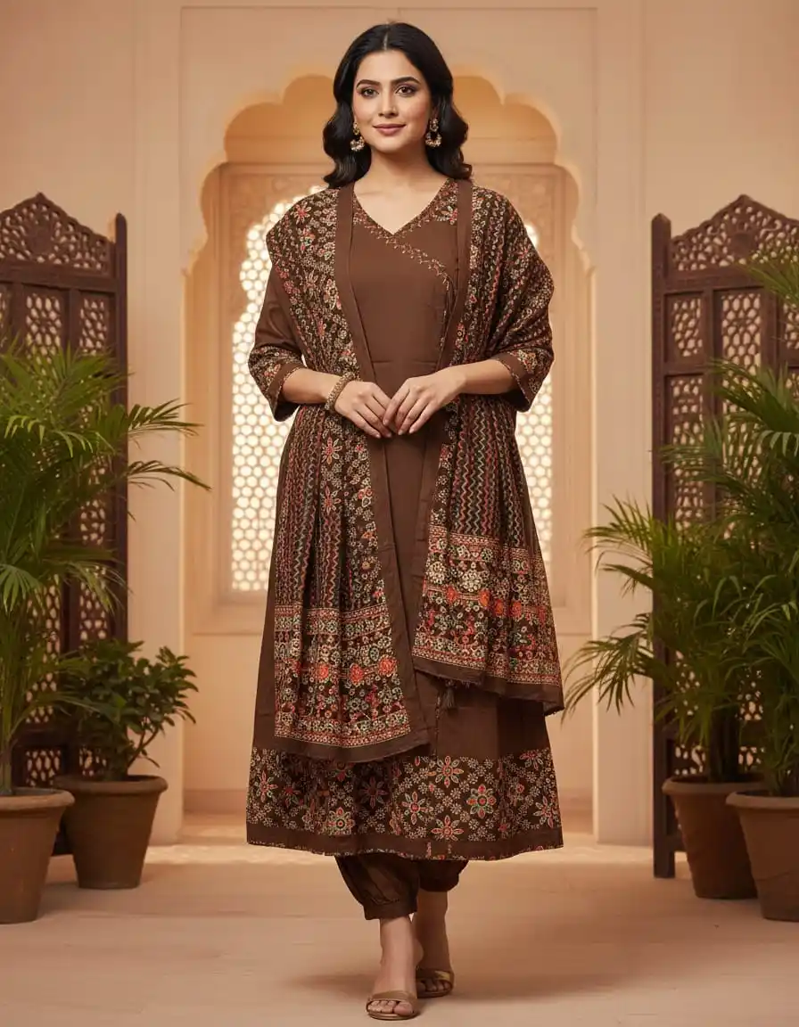 stylish ethnic kurti 3 Peace set for festive and daily wear.png