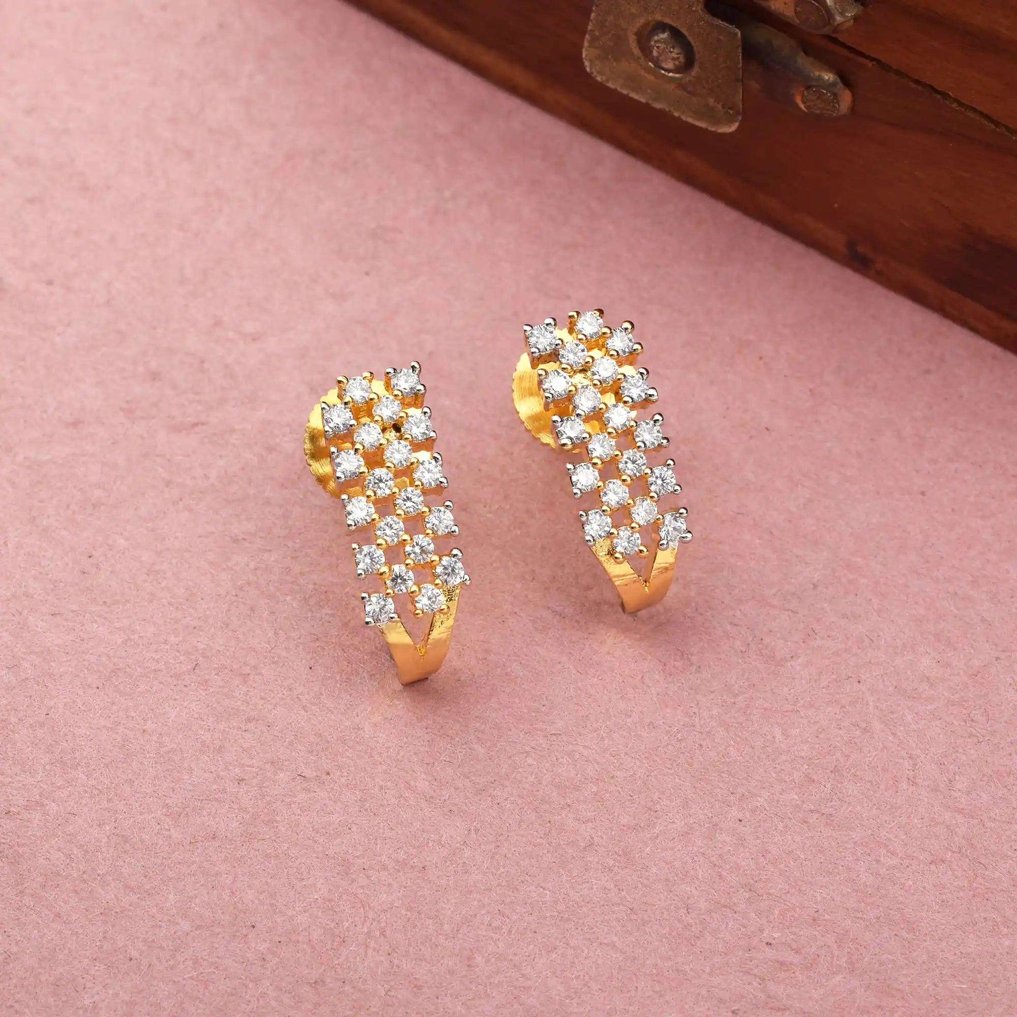 Regal Glint Gold Plated Earrings.png