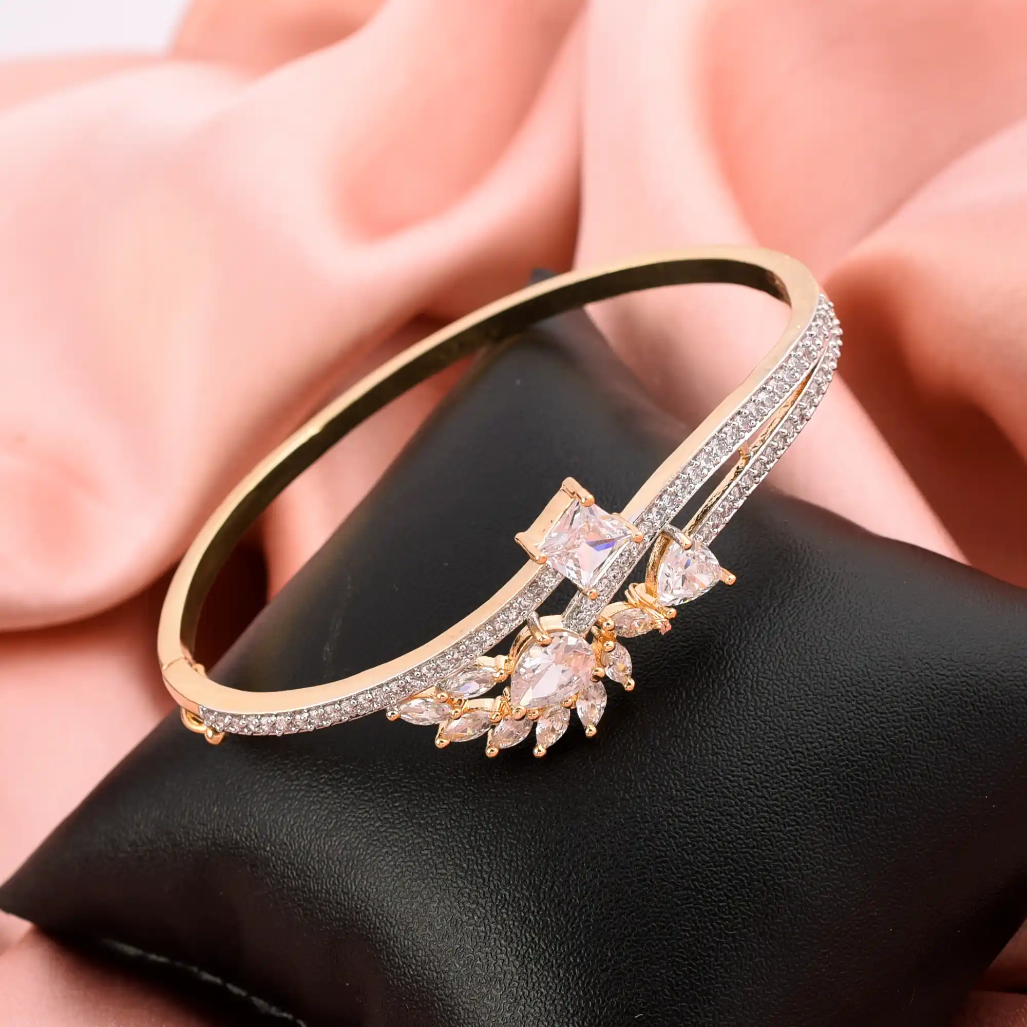 Gleaming Gold Gem Bracelet with Adjustable Lock System.png