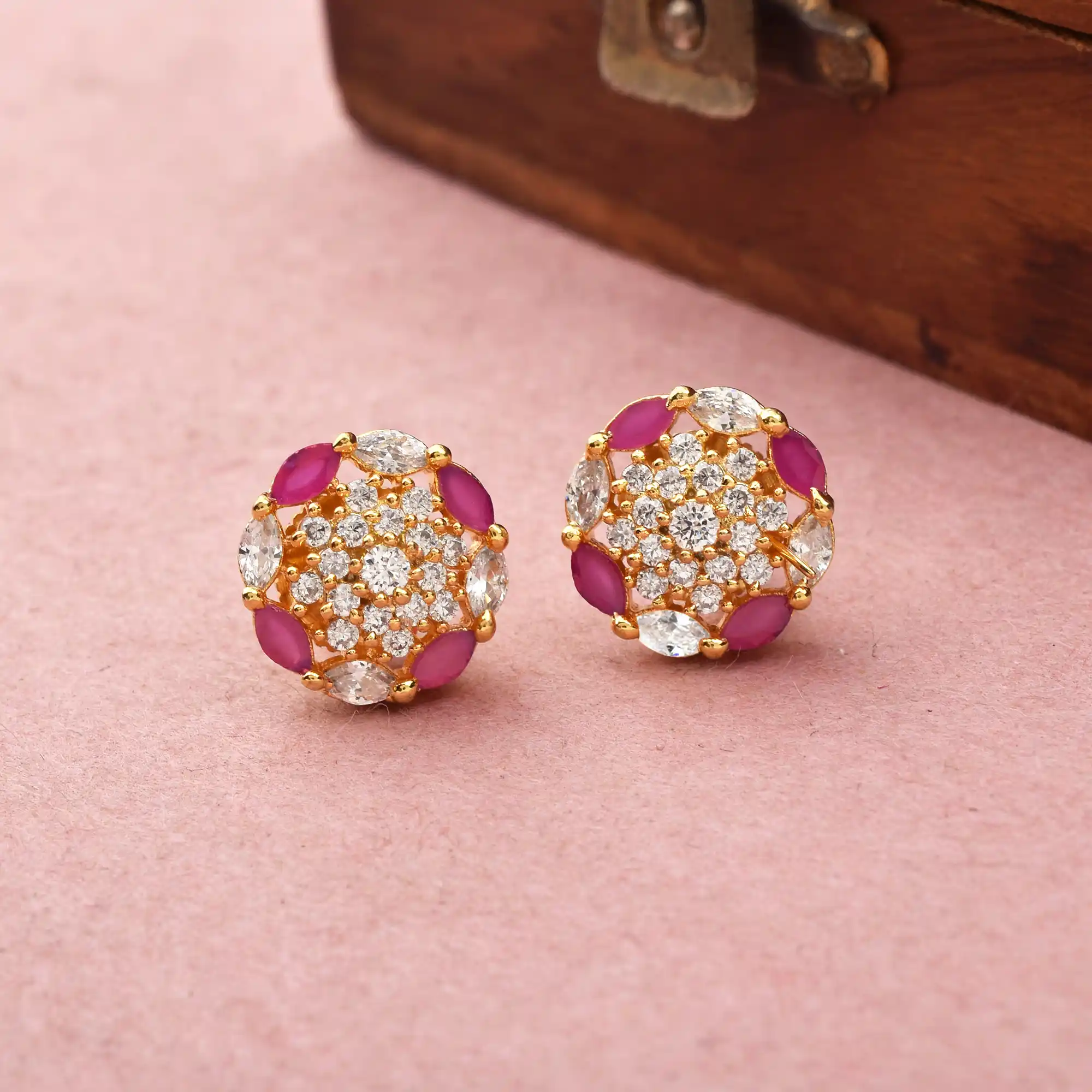 Urban Sparkle Gold Plated Studs/Earrings.png