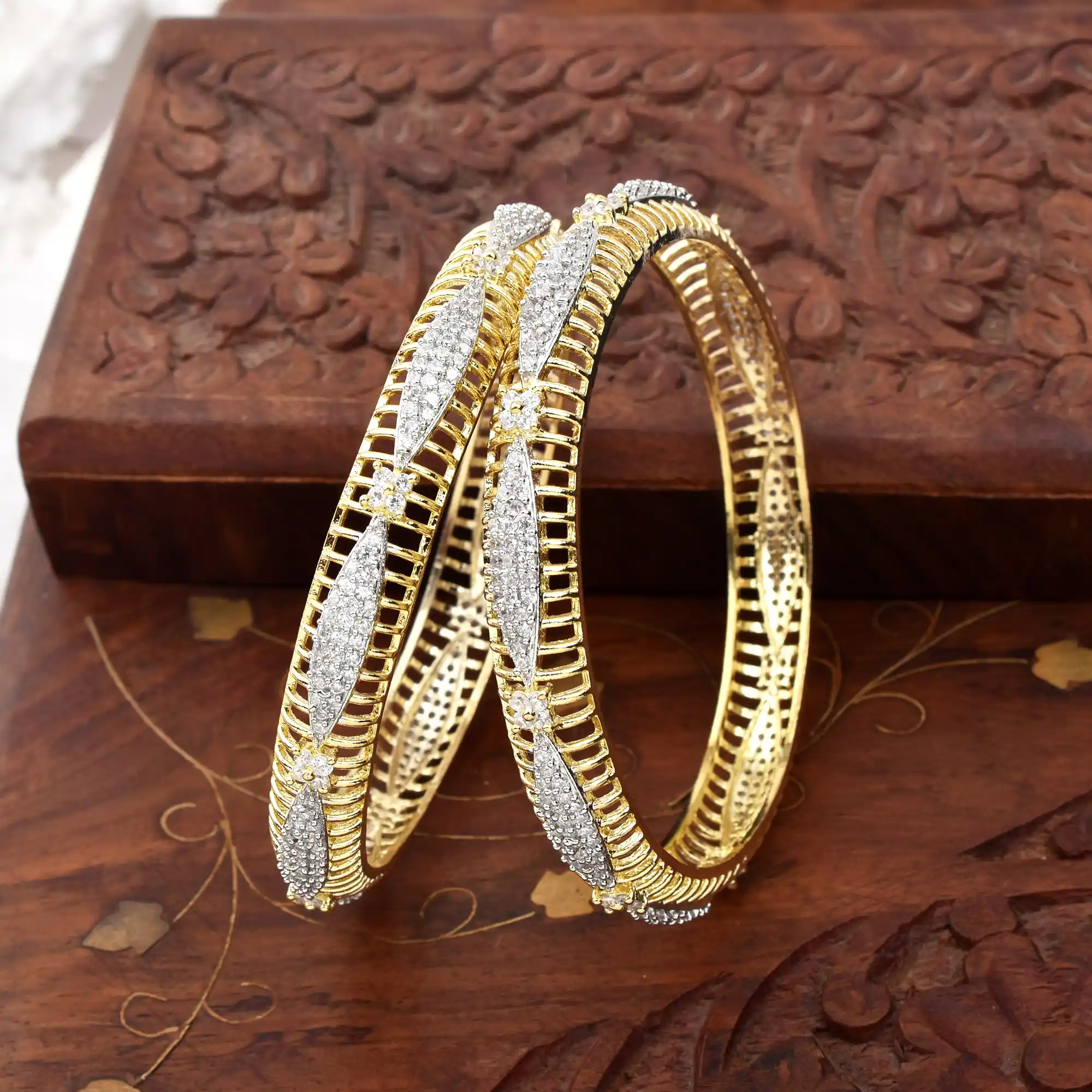 Empress Rouge Gold Plated Bangles.png