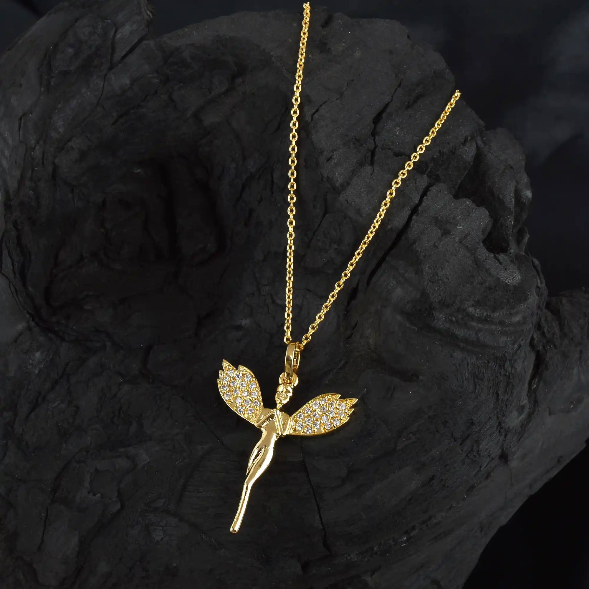 Celestial Grace Angel Pendant with Chain.png