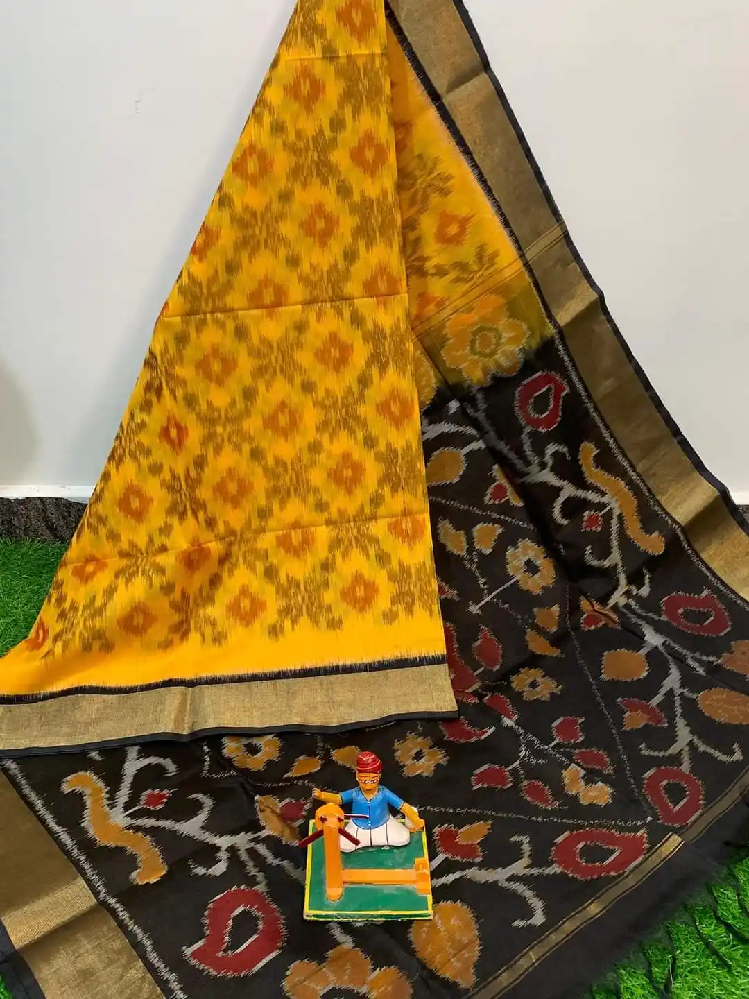 Pochampalli designer printed and dolla silk fabric sarees.png