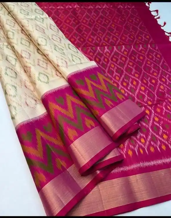 Pochampalli designer printed and dolla silk fabric sarees.png