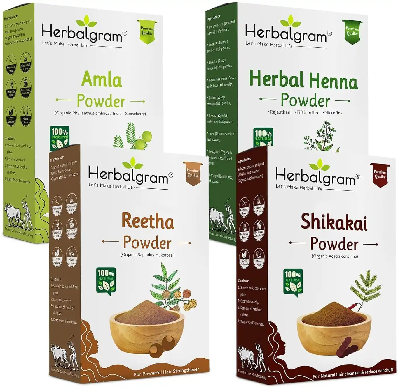 Pack of 4 Amla Reetha Shikakai Pure Henna Powder For Hair Care & Shine Pure Combo Pack Of 4 (400 G).png
