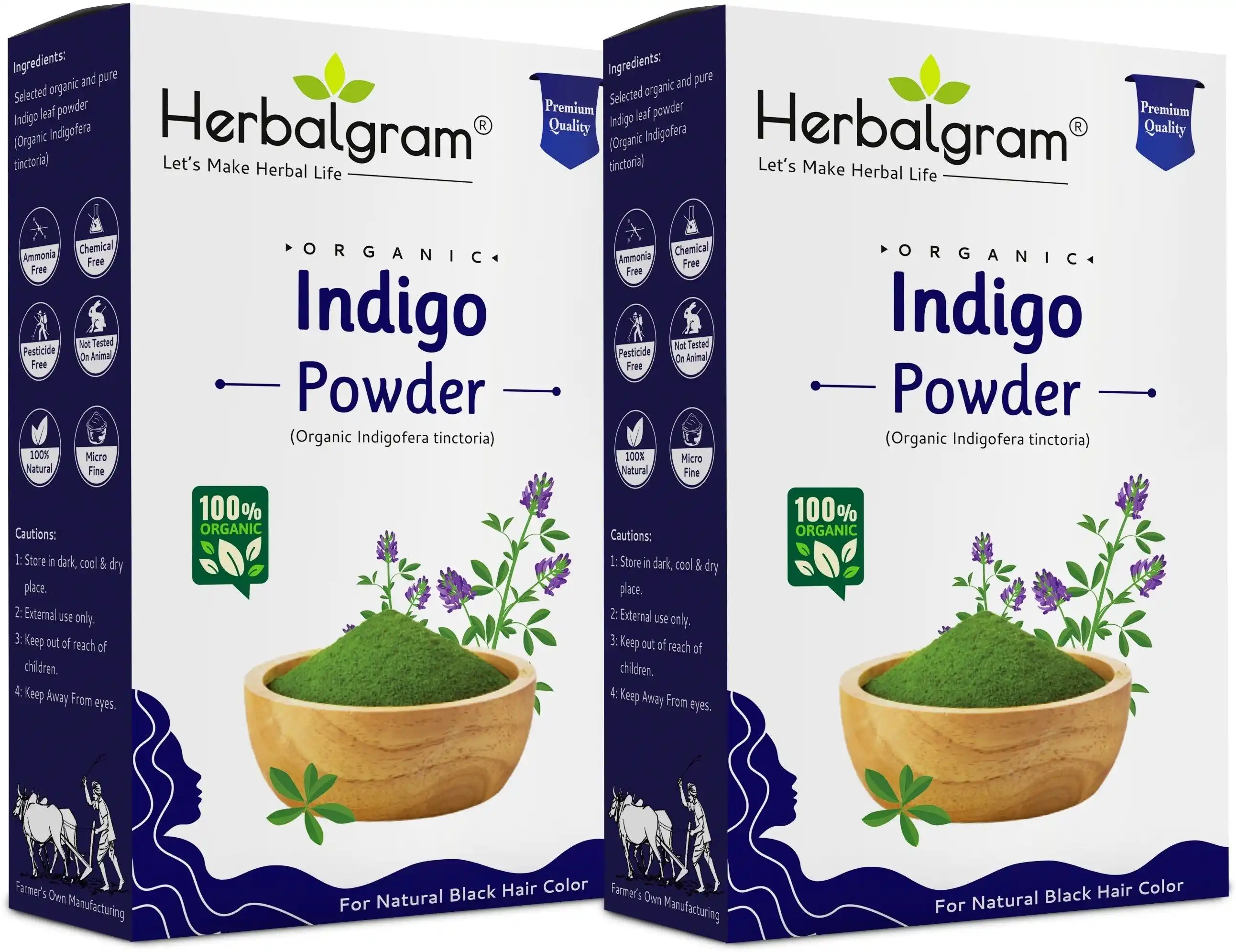 Pack (Pack Of 2)  (200 G)  Natural Organic Indigo Powder For Black Hair Color & Hair Care, Combo.png